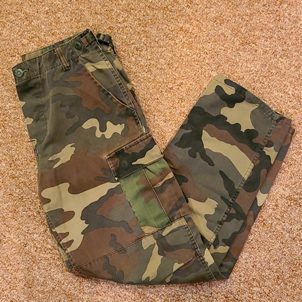 Winchester Camo Cargo Pants, Size 32, Green/Brown